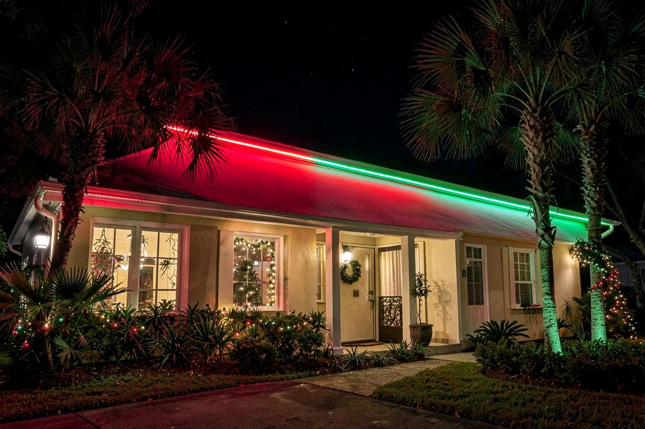 Christmas Lighting example 1